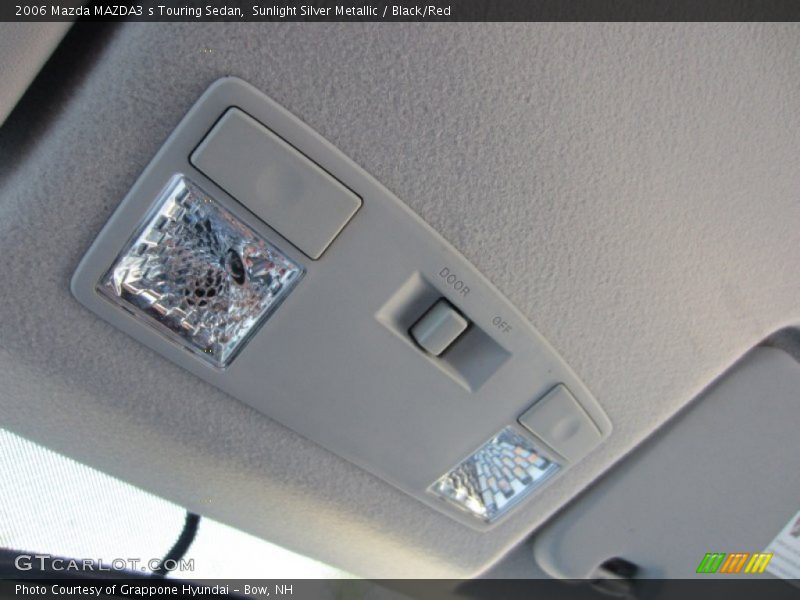 Sunlight Silver Metallic / Black/Red 2006 Mazda MAZDA3 s Touring Sedan