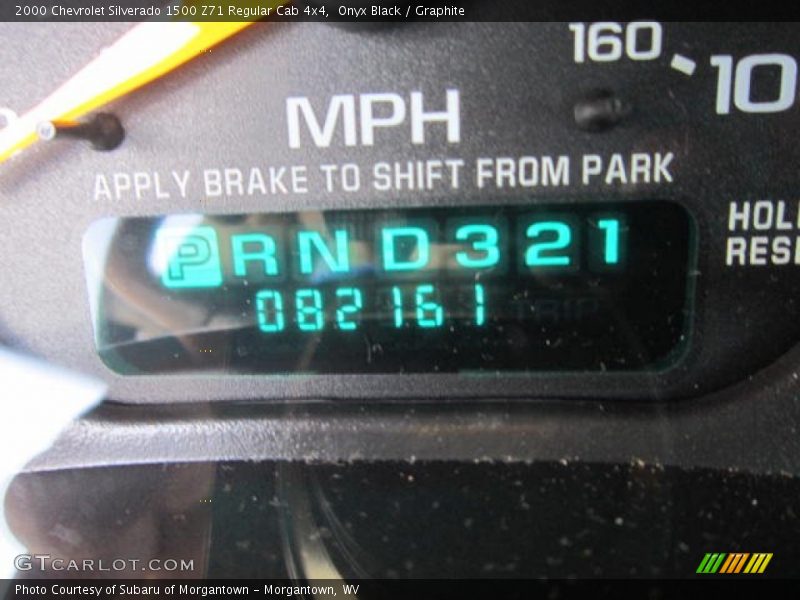 Onyx Black / Graphite 2000 Chevrolet Silverado 1500 Z71 Regular Cab 4x4