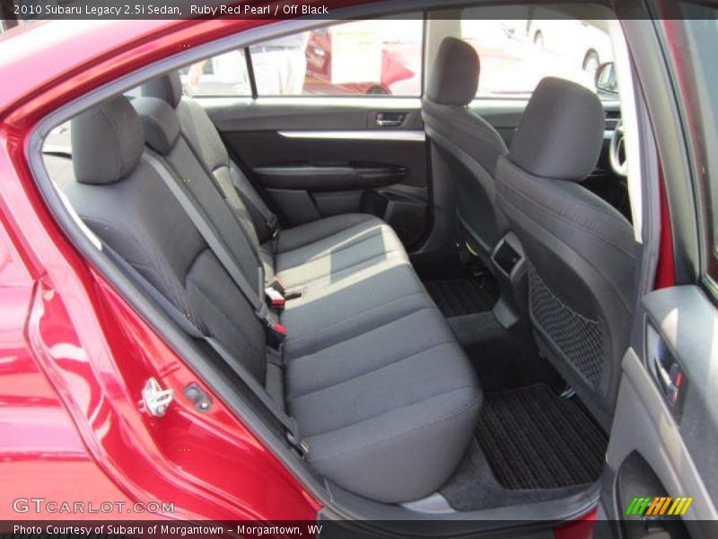 Ruby Red Pearl / Off Black 2010 Subaru Legacy 2.5i Sedan