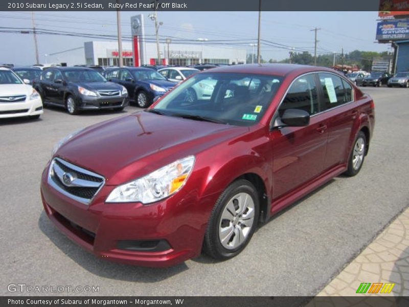 Front 3/4 View of 2010 Legacy 2.5i Sedan