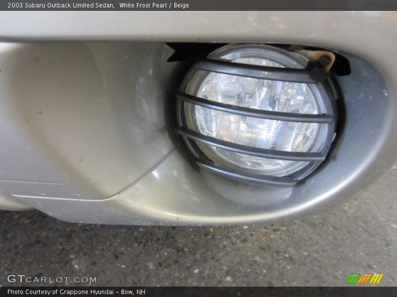 White Frost Pearl / Beige 2003 Subaru Outback Limited Sedan