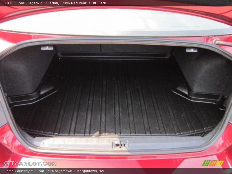 Ruby Red Pearl / Off Black 2010 Subaru Legacy 2.5i Sedan