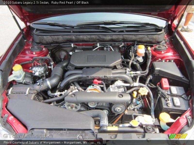  2010 Legacy 2.5i Sedan Engine - 2.5 Liter DOHC 16-Valve VVT Flat 4 Cylinder