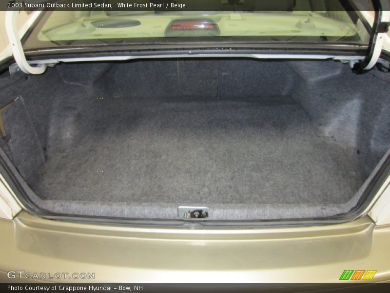 White Frost Pearl / Beige 2003 Subaru Outback Limited Sedan