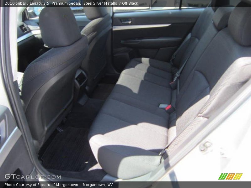 Steel Silver Metallic / Off Black 2010 Subaru Legacy 2.5i Premium Sedan