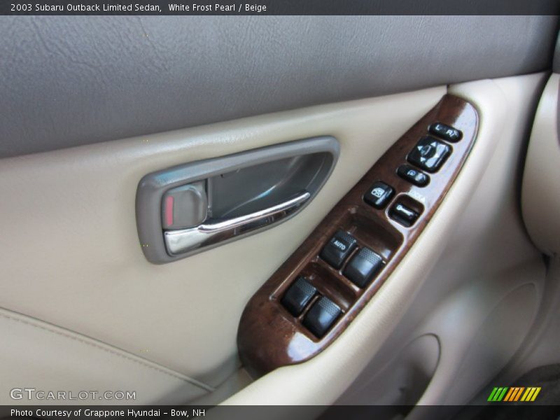 Controls of 2003 Outback Limited Sedan