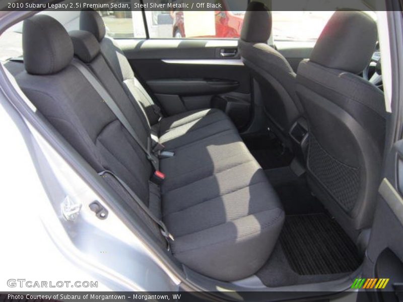 Steel Silver Metallic / Off Black 2010 Subaru Legacy 2.5i Premium Sedan