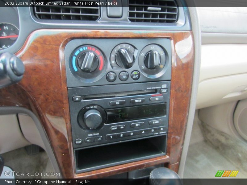 Controls of 2003 Outback Limited Sedan
