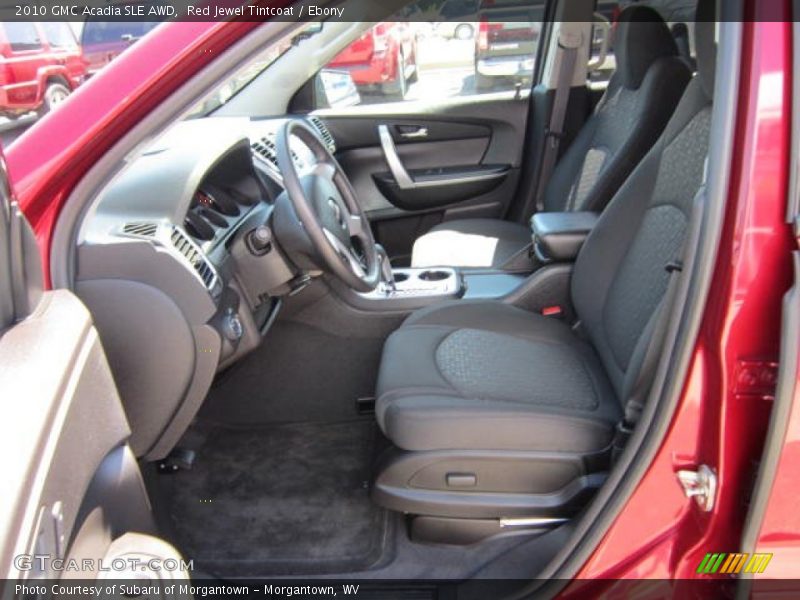 Red Jewel Tintcoat / Ebony 2010 GMC Acadia SLE AWD