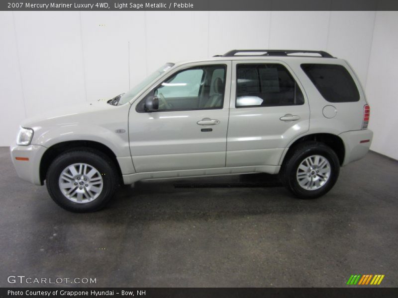 Light Sage Metallic / Pebble 2007 Mercury Mariner Luxury 4WD