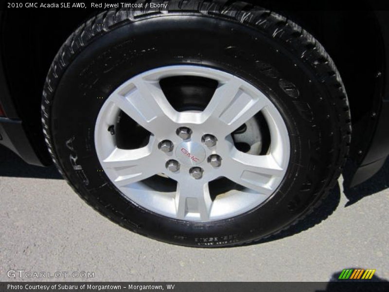 Red Jewel Tintcoat / Ebony 2010 GMC Acadia SLE AWD