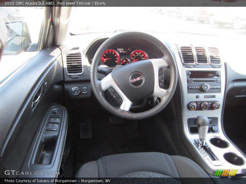 Red Jewel Tintcoat / Ebony 2010 GMC Acadia SLE AWD