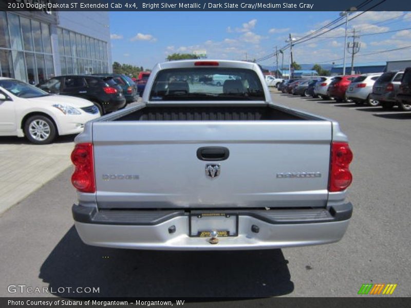 Bright Silver Metallic / Dark Slate Gray/Medium Slate Gray 2010 Dodge Dakota ST Extended Cab 4x4