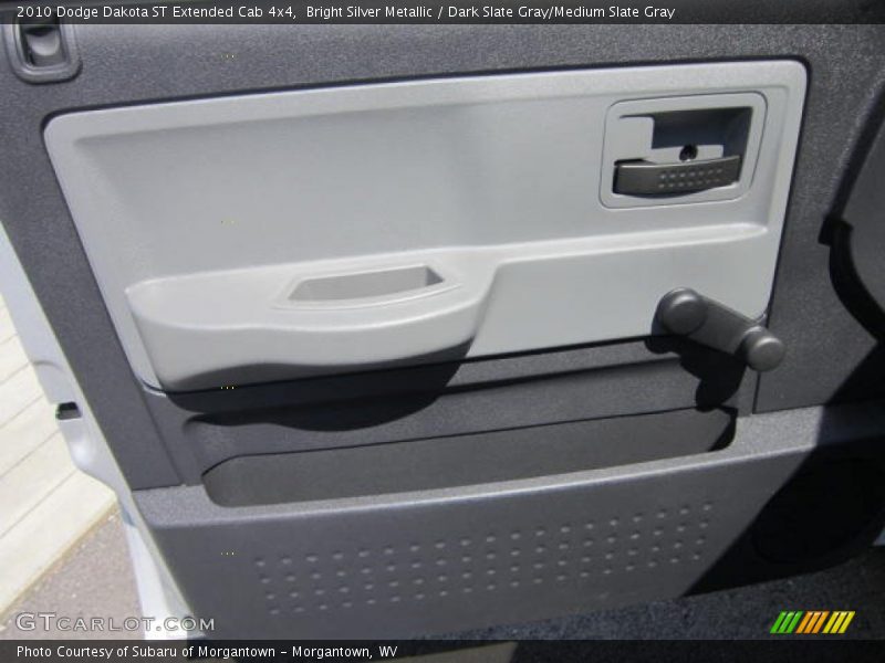 Bright Silver Metallic / Dark Slate Gray/Medium Slate Gray 2010 Dodge Dakota ST Extended Cab 4x4