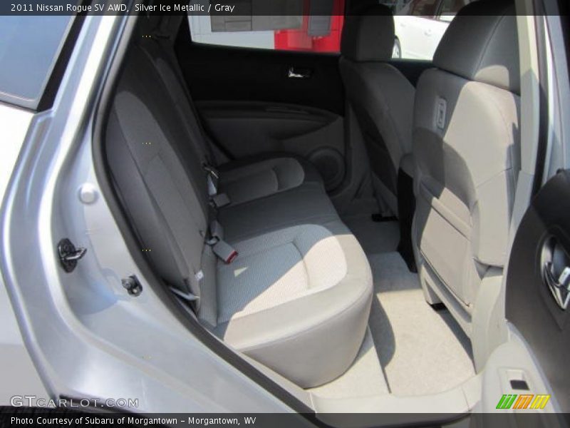 Silver Ice Metallic / Gray 2011 Nissan Rogue SV AWD