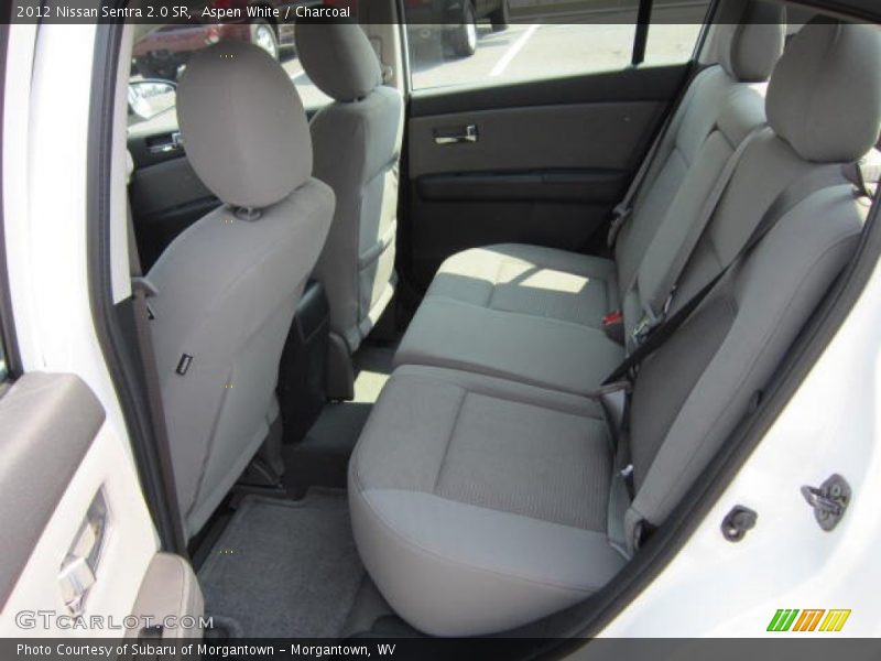 Aspen White / Charcoal 2012 Nissan Sentra 2.0 SR