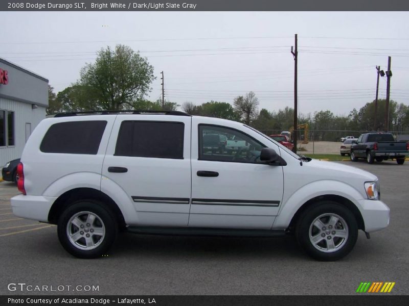 Bright White / Dark/Light Slate Gray 2008 Dodge Durango SLT