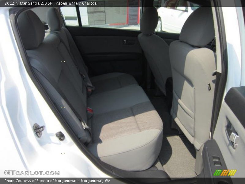 Aspen White / Charcoal 2012 Nissan Sentra 2.0 SR