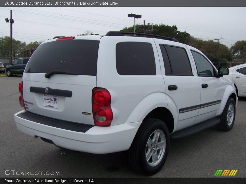 Bright White / Dark/Light Slate Gray 2008 Dodge Durango SLT