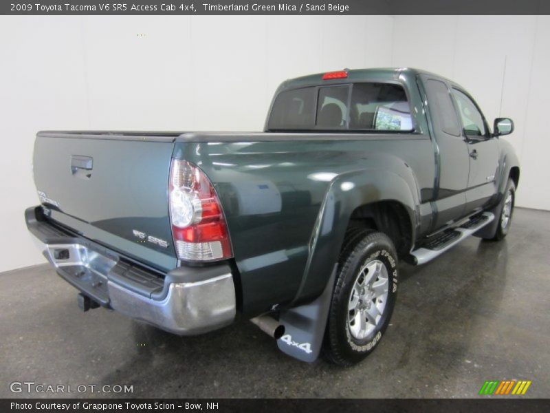 Timberland Green Mica / Sand Beige 2009 Toyota Tacoma V6 SR5 Access Cab 4x4