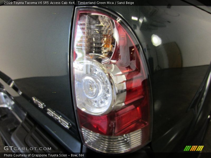 Timberland Green Mica / Sand Beige 2009 Toyota Tacoma V6 SR5 Access Cab 4x4