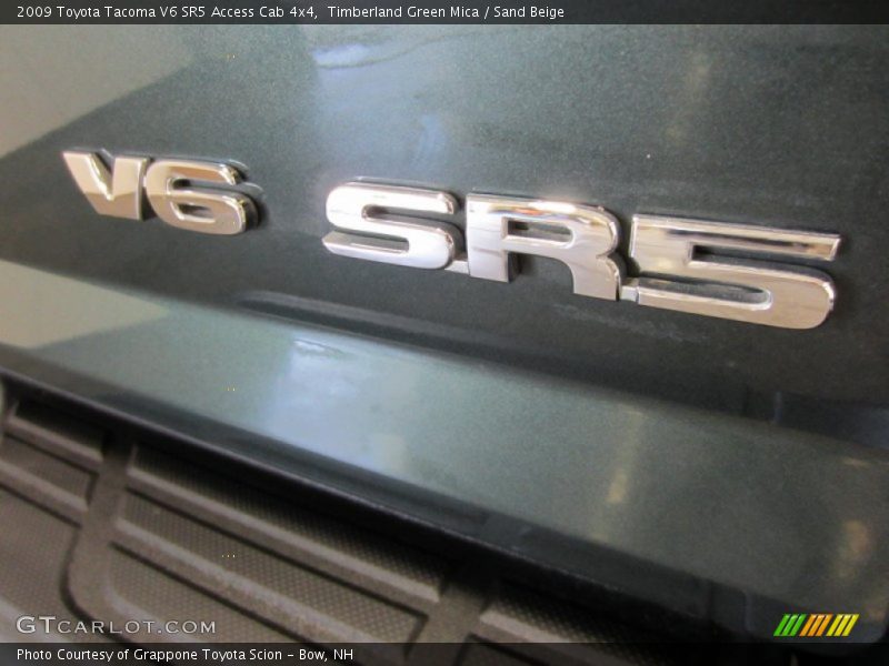 Timberland Green Mica / Sand Beige 2009 Toyota Tacoma V6 SR5 Access Cab 4x4