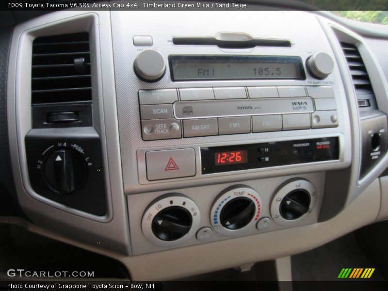 Timberland Green Mica / Sand Beige 2009 Toyota Tacoma V6 SR5 Access Cab 4x4