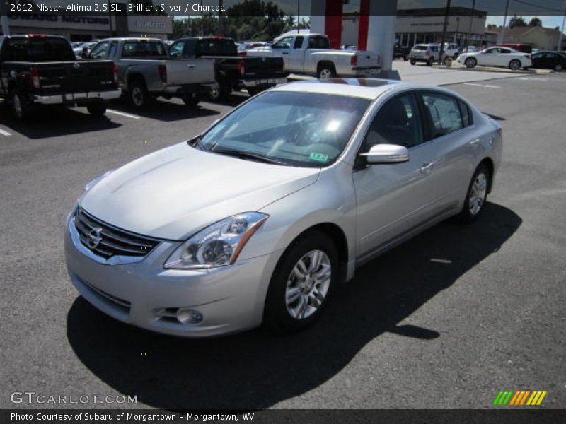 Brilliant Silver / Charcoal 2012 Nissan Altima 2.5 SL
