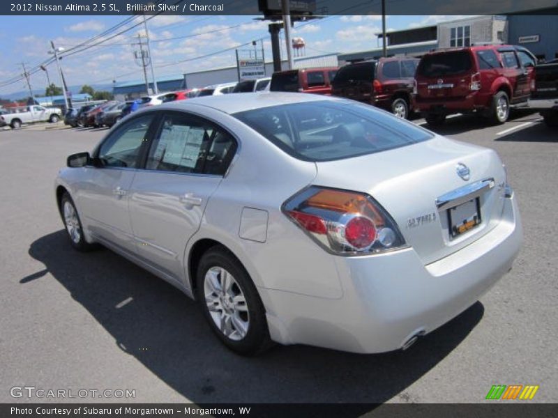 Brilliant Silver / Charcoal 2012 Nissan Altima 2.5 SL