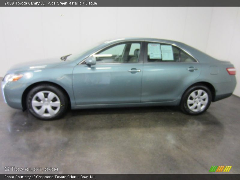 Aloe Green Metallic / Bisque 2009 Toyota Camry LE