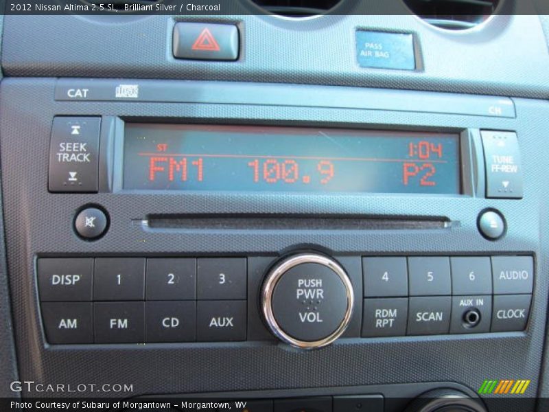 Audio System of 2012 Altima 2.5 SL