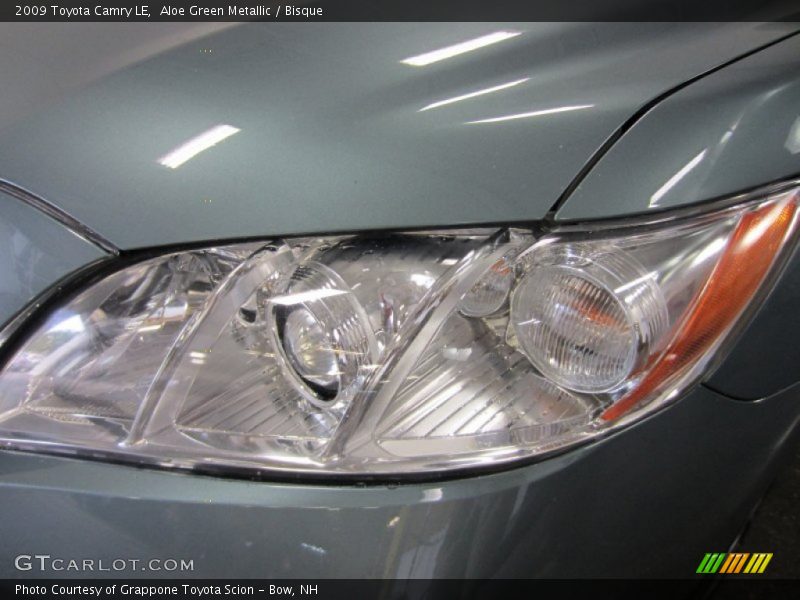 Aloe Green Metallic / Bisque 2009 Toyota Camry LE
