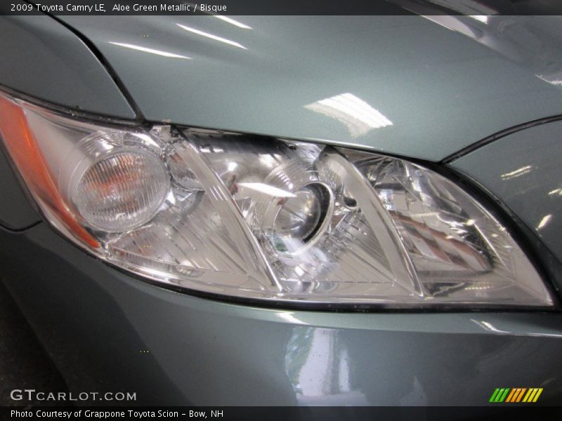 Aloe Green Metallic / Bisque 2009 Toyota Camry LE