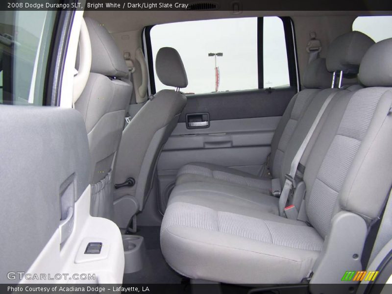 Bright White / Dark/Light Slate Gray 2008 Dodge Durango SLT