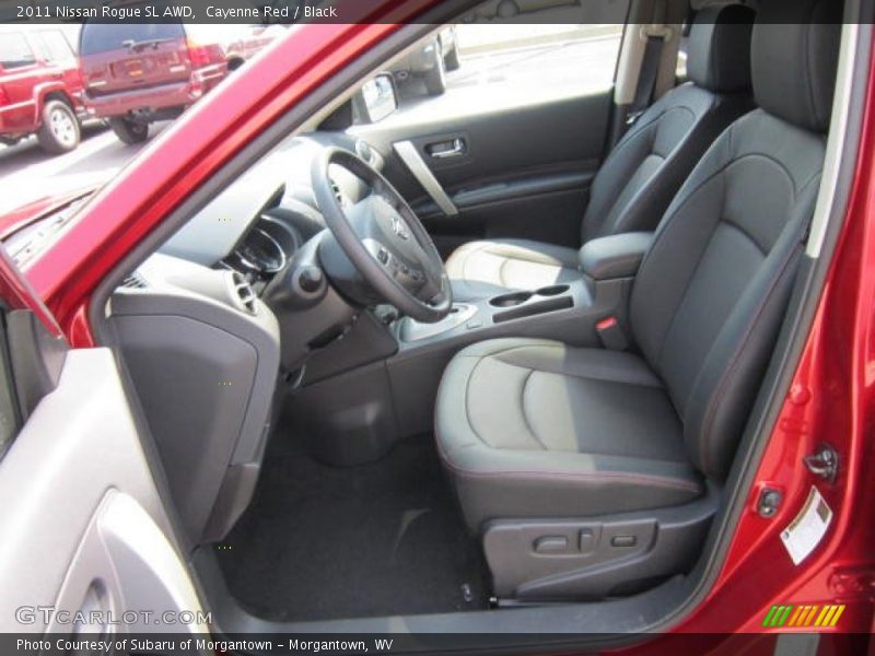Cayenne Red / Black 2011 Nissan Rogue SL AWD