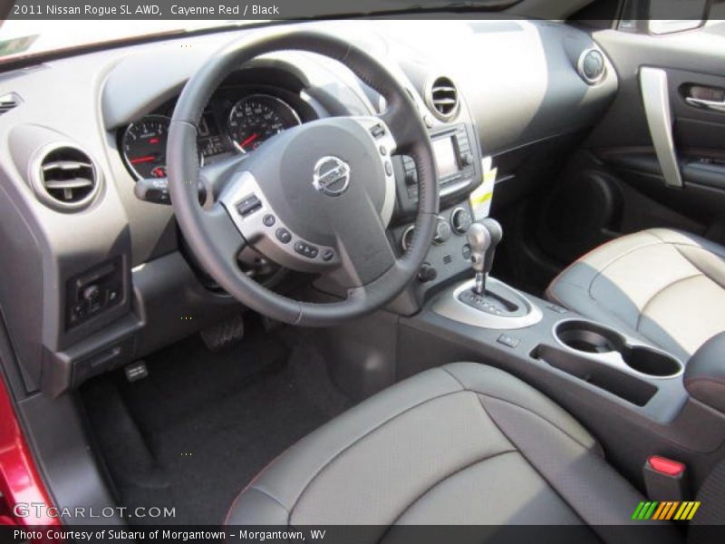Cayenne Red / Black 2011 Nissan Rogue SL AWD