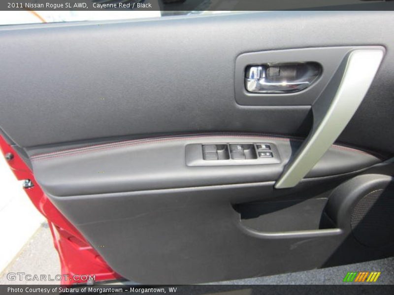 Cayenne Red / Black 2011 Nissan Rogue SL AWD