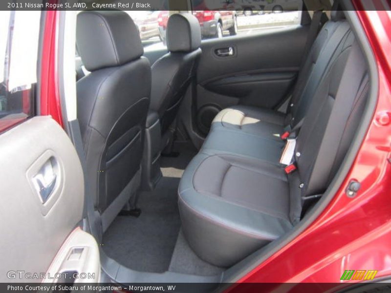 Cayenne Red / Black 2011 Nissan Rogue SL AWD