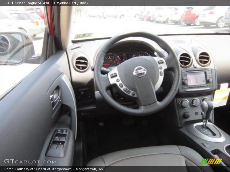 Cayenne Red / Black 2011 Nissan Rogue SL AWD