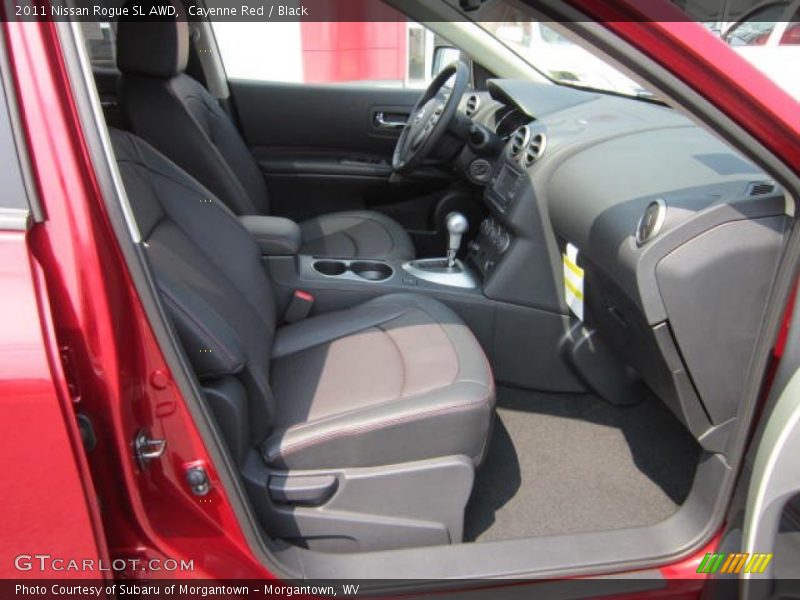 Cayenne Red / Black 2011 Nissan Rogue SL AWD