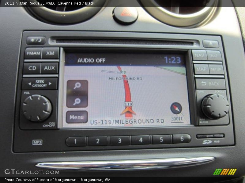 Cayenne Red / Black 2011 Nissan Rogue SL AWD