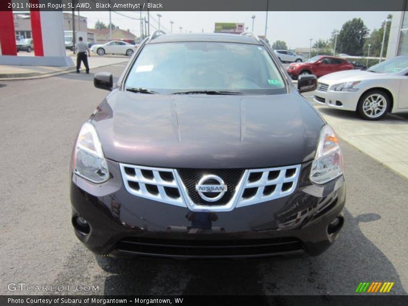 Black Amethyst / Black 2011 Nissan Rogue SL AWD