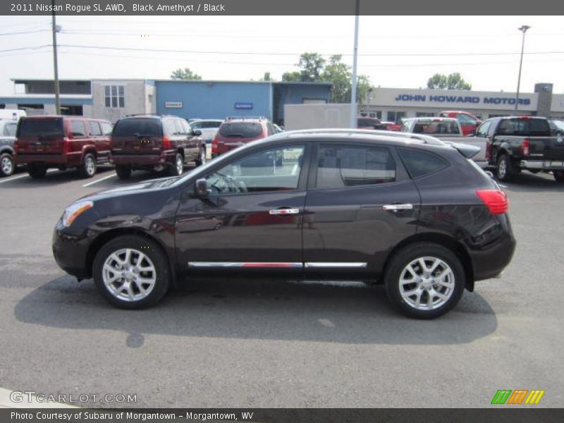 Black Amethyst / Black 2011 Nissan Rogue SL AWD