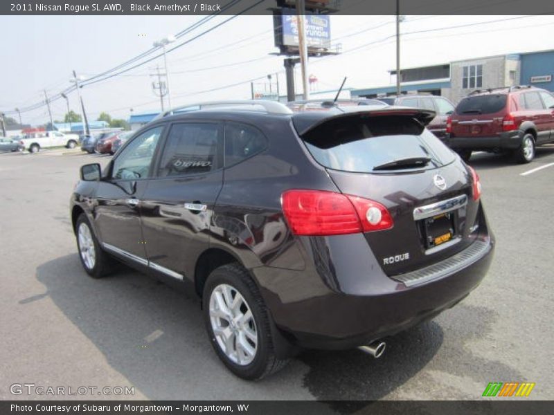 Black Amethyst / Black 2011 Nissan Rogue SL AWD