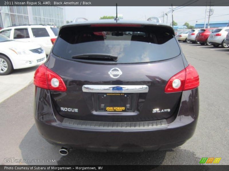 Black Amethyst / Black 2011 Nissan Rogue SL AWD