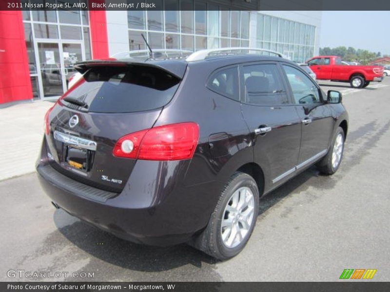 Black Amethyst / Black 2011 Nissan Rogue SL AWD