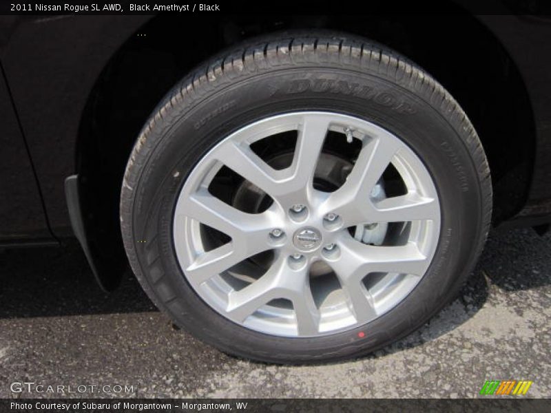 Black Amethyst / Black 2011 Nissan Rogue SL AWD