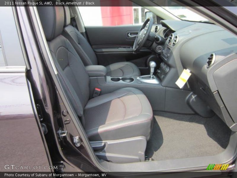 Black Amethyst / Black 2011 Nissan Rogue SL AWD