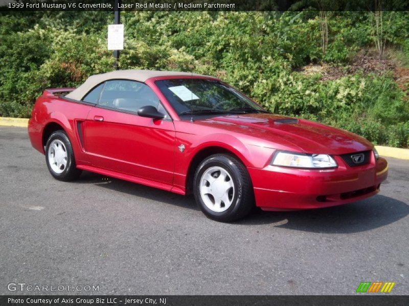  1999 Mustang V6 Convertible Laser Red Metallic