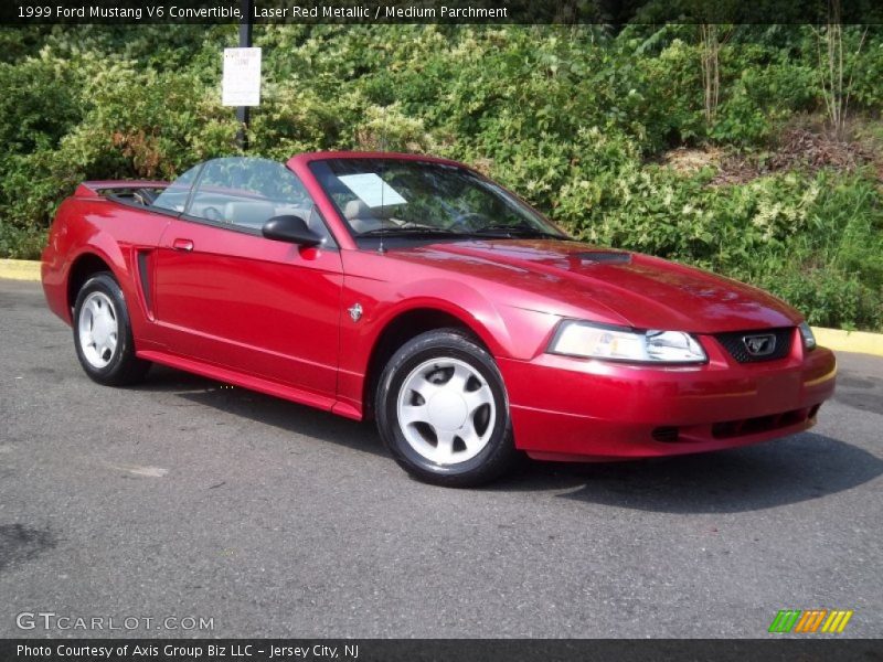  1999 Mustang V6 Convertible Laser Red Metallic